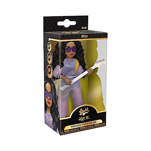 Funko Vinyl Gold 5": H.E.R - H.E.R. - Sammelbare Vinyl-Actionfigur - Geschenkidee Zum Geburtstag - Offizielle Handelswaren - Ideales Spielzeug Für Music Fans - Für Ihre Sammlung und Display von Funko