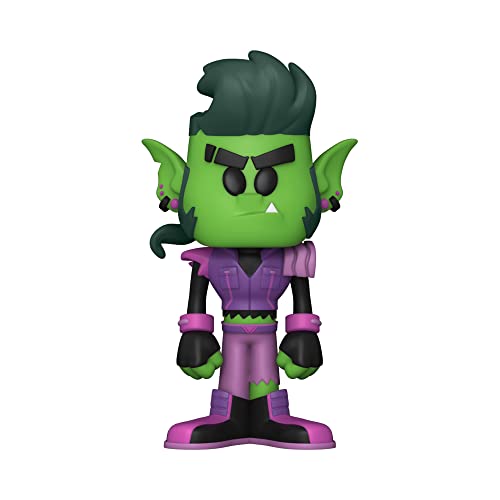 Funko Vinyl SODA, Teen Titans, Metal Beast Boys, 1/6 Chance auf seltene Verfolgungsjagd-Variante, Teen Titans Go!, Sammelfigur aus Vinyl, Geschenkidee, Offizielle Merchandise von Funko