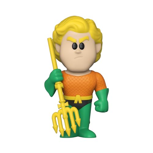 Funko Vinyl SODA, DC, Aquaman , Metallic, 1/6 Chance auf seltene Verfolgungsjagd-Variante , DC Comics , Sammelfigur , Geschenkidee , Offizielle Merchandise , Comic-Fans von Funko
