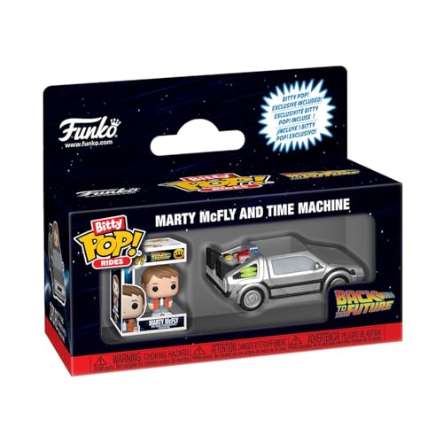Funko Zurück in die Zukunft Time Machine (Bitty Pop! Ride) Vinyl Figur Unisex Pop! Standard von Funko