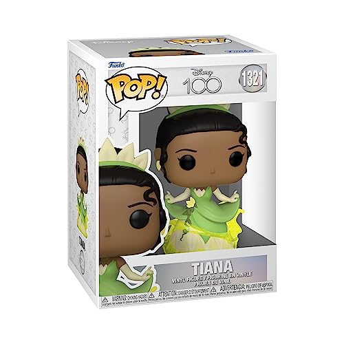 Funko Pop! Disney: Disney 100 - Princess Tiana - Vinyl-Sammelfigur - Geschenkidee - Offizielle Handelswaren - Spielzeug Für Kinder und Erwachsene - Modellfigur Für Sammler und Display von Funko