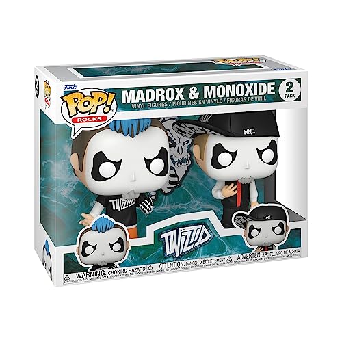 Funko Pop! Rocks: Twiztid 2pk - Jamie Madrox - Vinyl-Sammelfigur - Geschenkidee - Offizielle Handelswaren - Spielzeug Für Kinder und Erwachsene - Music Fans - Modellfigur Für Sammler und Display von Funko