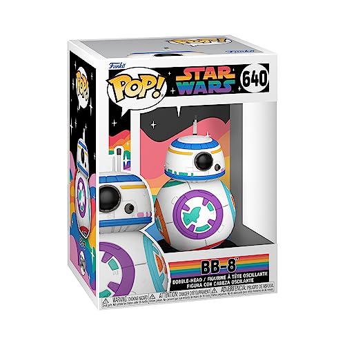 Funko Pop! Star Wars: Pride 2023- BB-8 - Vinyl-Sammelfigur - Geschenkidee - Offizielle Handelswaren - Spielzeug Für Kinder und Erwachsene - Movies Fans - Modellfigur Für Sammler und Display von Funko