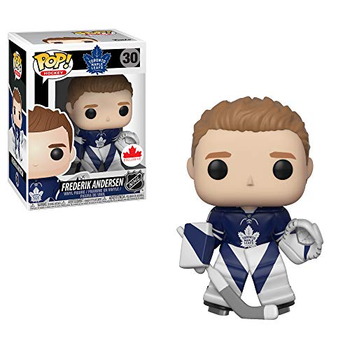 FunkoPOP NHL: Frederik Andersen Toronto Maple Leafs Home Jersey Grosnor Exclusive - Stylized Vinyl Figure 30 FunkoPOP NHL: Frederik Andersen Toronto Maple Leafs Home Jersey Grosnor Exclusive - Stylized Vinyl Figure 30 von Funko