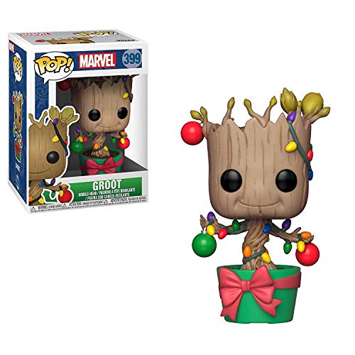 Guardians of the Galaxy Wackelkopf Figur Groot Christmas Funko Pop Nr. 399 Vinyl 12cm von Funko