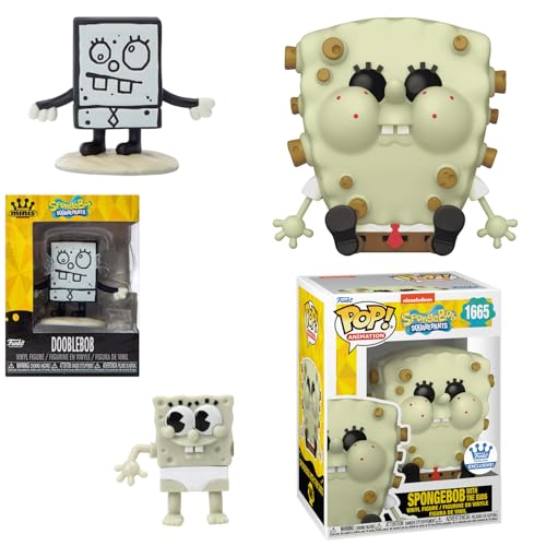 Hat's Off Bob Spongebob Pop! Figure Exclusive Suds Bundled with Character Doodle Bob + Mini Old Timey Cartoon Underwater Fun 3 Items Hat's Off Bob Spongebob Pop! Figure Exclusive Suds Bundled with Character Doodle Bob + Mini Old Timey Cartoon Underwater Fun 3 Items von Funko
