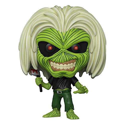 Funko Pop! Rocks: Iron Maiden - Killers - Leuchtet Im Dunkeln - Vinyl-Sammelfigur - Geschenkidee - Offizielle Handelswaren - Spielzeug Für Kinder und Erwachsene - Music Fans - Modellfigur Für Sammler von Funko