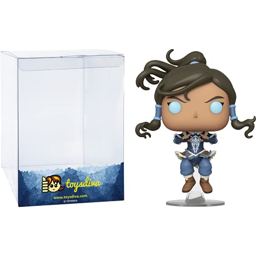 Korra (Hot Topic Exc): Fun ko P o p ! Vinyl-Figuren-Set mit 1 kompatiblen "ToysDiva"-Grafikschutz (801 - 48273 - B) von Funko
