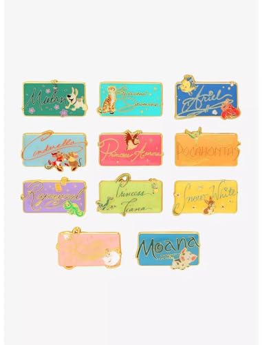 Loungefly - Disney Princess - Ariel - Signature Licence Plate - Enamel Pin - 1 of 6 to Collect - Styles Vary - Disney Princesses - Blind Box - Emaille-Nadeln - Niedliche Brosche Zum Sammeln & Taschen Loungefly - Disney Princess - Ariel - Signature Licence Plate - Enamel Pin - 1 of 6 to Collect - Styles Vary - Disney Princesses - Blind Box - Emaille-Nadeln - Niedliche Brosche Zum Sammeln & Taschen von Funko