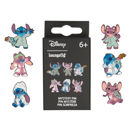 Loungefly - Disney - Stitch - Stich & Angel in Pyjamas Enamel Pin - 1 of 6 to Collect - Styles Vary - Lilo and Stitch - Blind Box - Emaille-Nadeln - Niedliche Brosche Zum Sammeln - Für Rucksäcke Loungefly - Disney - Stitch - Stich & Angel in Pyjamas Enamel Pin - 1 of 6 to Collect - Styles Vary - Lilo and Stitch - Blind Box - Emaille-Nadeln - Niedliche Brosche Zum Sammeln - Für Rucksäcke von Funko