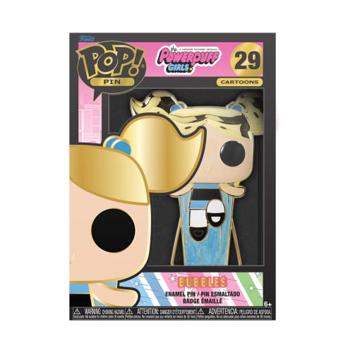 Loungefly FUNKPO POP! Large Enamel Enamel Pin CARTOONS: POWER PUFF GIRLS - Bubbles - BUBBLES - The Powerpuff Girls Emaille-Nadeln - Niedliche Brosche Zum Sammeln - Für Rucksäcke & Taschen - TV Fans Loungefly FUNKPO POP! Large Enamel Enamel Pin CARTOONS: POWER PUFF GIRLS - Bubbles - BUBBLES - The Powerpuff Girls Emaille-Nadeln - Niedliche Brosche Zum Sammeln - Für Rucksäcke & Taschen - TV Fans von Funko
