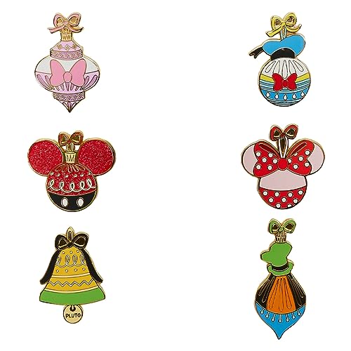 Loungefly Funko DISNEY MICKEY & FRIENDS ORNAMENTS BLIND BOX PINS - Mickey Mouse - Mickey Mouse - Blind Box Emaille-Nadeln - Niedliche Brosche Zum Sammeln - Für Rucksäcke & Taschen - Geschenkidee von Funko