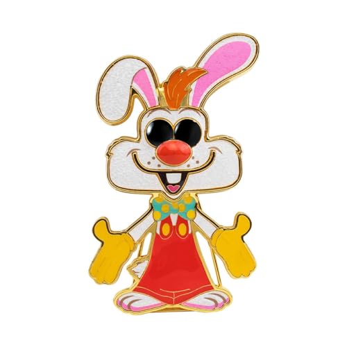 Loungefly Funko POP! Enamel Pin: Roger Rabbit - Who Framed Roger Rabbit? Emaille-Nadeln - Niedliche Brosche Zum Sammeln - Für Rucksäcke & Taschen - Geschenkidee - Offizielle Handelswaren - Movies Fans von Funko