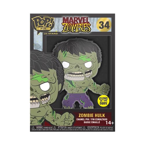 Loungefly Group POP! Large Enamel Enamel Pin Marvel: Zombie Hulk - Hulk - Marvel Zombies Emaille-Nadeln - Niedliche Brosche Zum Sammeln - Für Rucksäcke & Taschen - Geschenkidee - Comic Books Fans Loungefly Group POP! Large Enamel Enamel Pin Marvel: Zombie Hulk - Hulk - Marvel Zombies Emaille-Nadeln - Niedliche Brosche Zum Sammeln - Für Rucksäcke & Taschen - Geschenkidee - Comic Books Fans von Funko
