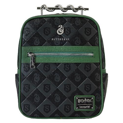 Loungefly - Harry Potter Slytherin Metal Snake Mini Backpack - Amazon Exklusiv - Niedliche Geldbörse zum Sammeln - Geschenkidee - Offizielle Handelsware - für Jungen, Mädchen, Männer und Frauen Loungefly - Harry Potter Slytherin Metal Snake Mini Backpack - Amazon Exklusiv - Niedliche Geldbörse zum Sammeln - Geschenkidee - Offizielle Handelsware - für Jungen, Mädchen, Männer und Frauen von Funko