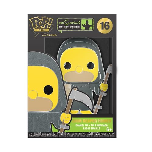 Funko Large Enamel Pin Horror: Simpsons - Homer Simpson - Homer - The Simpsons Emaille-Nadeln - Niedliche Brosche Zum Sammeln - Für Rucksäcke & Taschen - Geschenkidee - Offizielle Handelswaren Funko Large Enamel Pin Horror: Simpsons - Homer Simpson - Homer - The Simpsons Emaille-Nadeln - Niedliche Brosche Zum Sammeln - Für Rucksäcke & Taschen - Geschenkidee - Offizielle Handelswaren von Funko