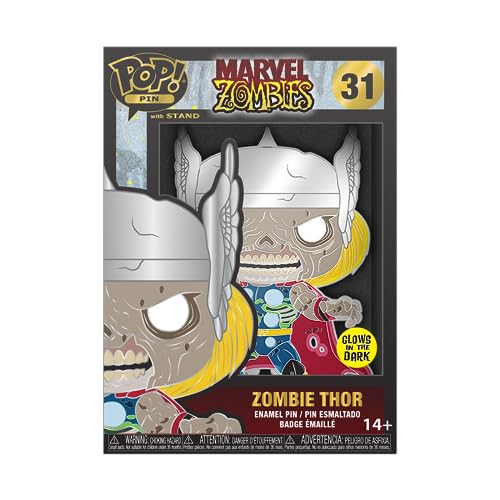 Loungefly Large Enamel Enamel Pin Marvel: Zombie Thor - Thor - Marvel Zombies Emaille-Nadeln - Niedliche Brosche Zum Sammeln - Für Rucksäcke & Taschen - Geschenkidee - Offizielle Handelswaren Loungefly Large Enamel Enamel Pin Marvel: Zombie Thor - Thor - Marvel Zombies Emaille-Nadeln - Niedliche Brosche Zum Sammeln - Für Rucksäcke & Taschen - Geschenkidee - Offizielle Handelswaren von Funko