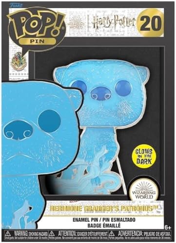 Funko Pop! Large Enamel Pin Harry Potter: Patronus Hermoine Granger - Hermine Granger Emaille-Nadeln - Niedliche Brosche Zum Sammeln - Für Rucksäcke & Taschen - Geschenkidee Funko Pop! Large Enamel Pin Harry Potter: Patronus Hermoine Granger - Hermine Granger Emaille-Nadeln - Niedliche Brosche Zum Sammeln - Für Rucksäcke & Taschen - Geschenkidee von Funko