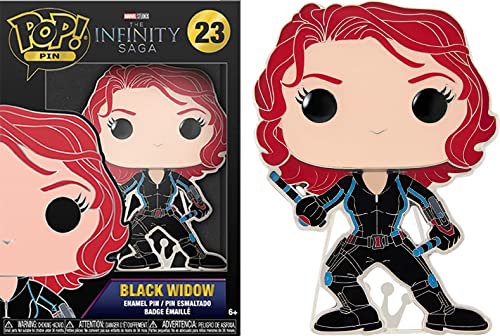 Funko Pop! Large Enamel Pin Marvel Infinity Saga: Black Widow - Black Widow - Avengers Infinity War Emaille-Nadeln - Niedliche Brosche Zum Sammeln - Für Rucksäcke & Taschen - Movies Fans Funko Pop! Large Enamel Pin Marvel Infinity Saga: Black Widow - Black Widow - Avengers Infinity War Emaille-Nadeln - Niedliche Brosche Zum Sammeln - Für Rucksäcke & Taschen - Movies Fans von Funko
