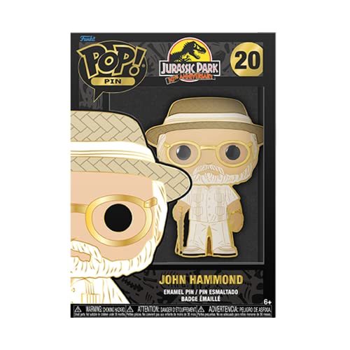 Funko Pop! Large Enamel Pin MOVIES: JURASSIC PARK - John Hammond Emaille-Nadeln - Niedliche Brosche Zum Sammeln - Für Rucksäcke & Taschen - Geschenkidee - Offizielle Handelswaren Funko Pop! Large Enamel Pin MOVIES: JURASSIC PARK - John Hammond Emaille-Nadeln - Niedliche Brosche Zum Sammeln - Für Rucksäcke & Taschen - Geschenkidee - Offizielle Handelswaren von Funko