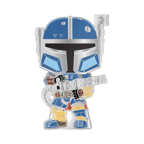 Loungefly POP! Large Enamel Enamel Pin Star Wars: Heavy Armor Mando - The Mandalorian - The Mandalorian Emaille-Nadeln - Niedliche Brosche Zum Sammeln - Für Rucksäcke & Taschen - Geschenkidee Loungefly POP! Large Enamel Enamel Pin Star Wars: Heavy Armor Mando - The Mandalorian - The Mandalorian Emaille-Nadeln - Niedliche Brosche Zum Sammeln - Für Rucksäcke & Taschen - Geschenkidee von Funko