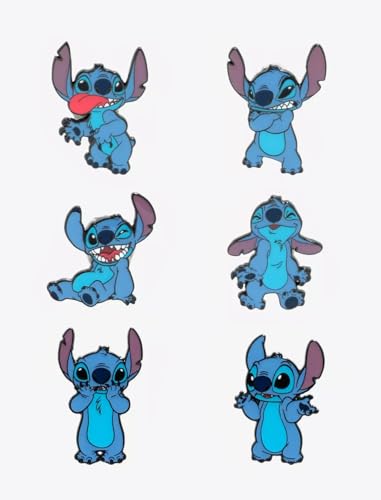 Loungefly - Walt Disney - Stitch Funny Faces - Emaille Pin - Blindkauf - Geschenkidee - Offizielle Merchandise - Spielwaren für Kinder & Erwachsene - Filmfans Loungefly - Walt Disney - Stitch Funny Faces - Emaille Pin - Blindkauf - Geschenkidee - Offizielle Merchandise - Spielwaren für Kinder & Erwachsene - Filmfans von Funko