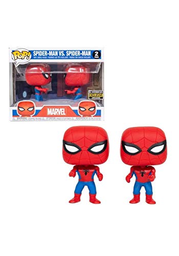 Marvel Funko Pop! – 48293 Spider-Man Vs Spider-Man – 2er Pack Vinylfiguren, 9 cm von Funko