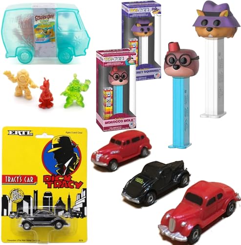 Masked Secret Squirrel Pop! - Figurenkopf gebündelt mit Retro Cartoon Scooby Doo Mystery Machine Minis + Detective Dick Tracy & Marokko Maulwurf Pack 6 Stück Masked Secret Squirrel Pop! - Figurenkopf gebündelt mit Retro Cartoon Scooby Doo Mystery Machine Minis + Detective Dick Tracy & Marokko Maulwurf Pack 6 Stück von Funko