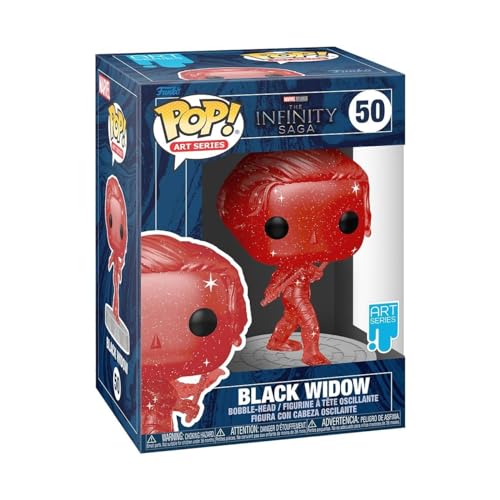 Funko Pop! Artist Series: Marvel Infinity Saga - Black Widow - Rot - Vinyl-Sammelfigur Inklusive Premium-Kunststoffschutz-Box - Geschenkidee - Offizielle Handelswaren - Modellfigur Für Sammler von Funko