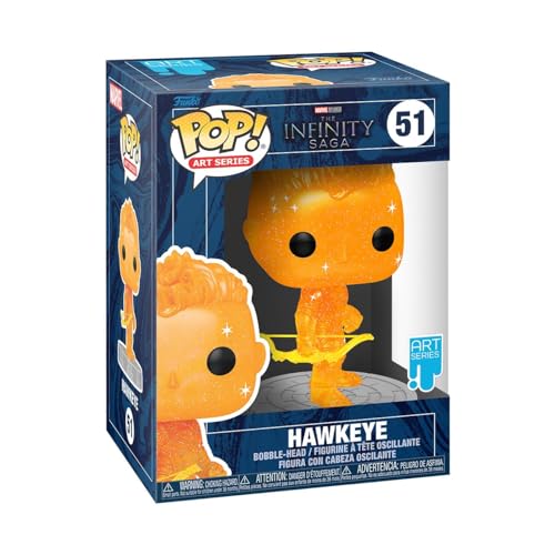 Funko Pop! Artist Series: Marvel Infinity Saga - Hawkeye - Orange - Vinyl-Sammelfigur Inklusive Premium-Kunststoffschutz-Box - Geschenkidee - Offizielle Handelswaren - Modellfigur Für Sammler von Funko