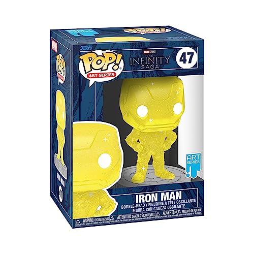 Funko Pop! Artist Series: Marvel Infinity Saga - Iron Man - Gelb - Vinyl-Sammelfigur Inklusive Premium-Kunststoffschutz-Box - Geschenkidee - Offizielle Handelswaren - Modellfigur Für Sammler von Funko