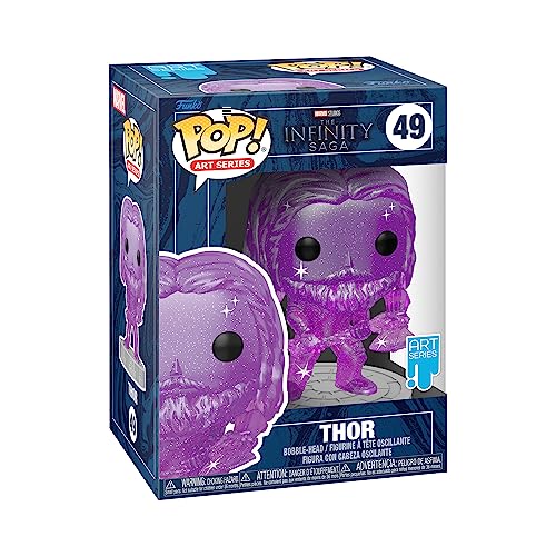 Funko Pop! Artist Series: Marvel Infinity Saga - Object - Thor - Lila - Vinyl-Sammelfigur Inklusive Premium-Kunststoffschutz-Box - Geschenkidee - Offizielle Handelswaren - Modellfigur Für Sammler von Funko