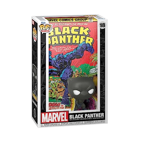 Funko Pop! Comic Cover: Marvel - Black Panther - Vinyl-Sammelfigur - Geschenkidee - Offizielle Handelswaren - Spielzeug Für Kinder und Erwachsene - Modellfigur Für Sammler und Display von Funko
