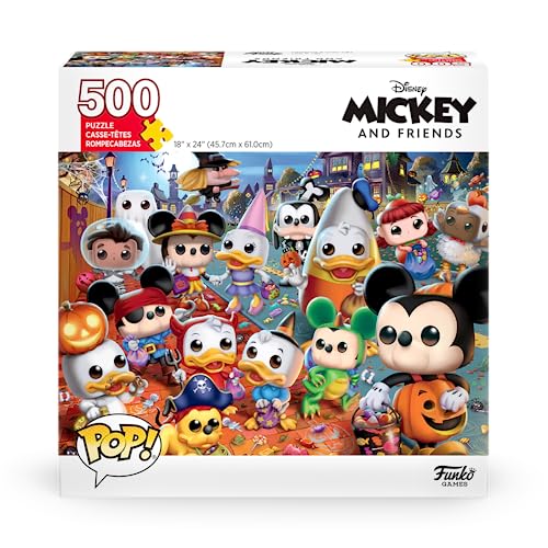 POP! Disney Mickey and Friends Halloween 500 Piece Puzzle Standard von Funko