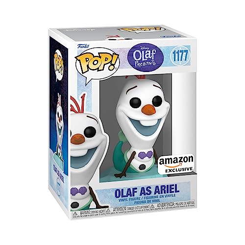 Funko Pop! Disney: Frozen - Olaf As Ariel - die Eiskönigin - Amazon-Exklusiv - Vinyl-Sammelfigur - Geschenkidee - Offizielle Handelswaren - Spielzeug Für Kinder und Erwachsene - Movies Fans von Funko