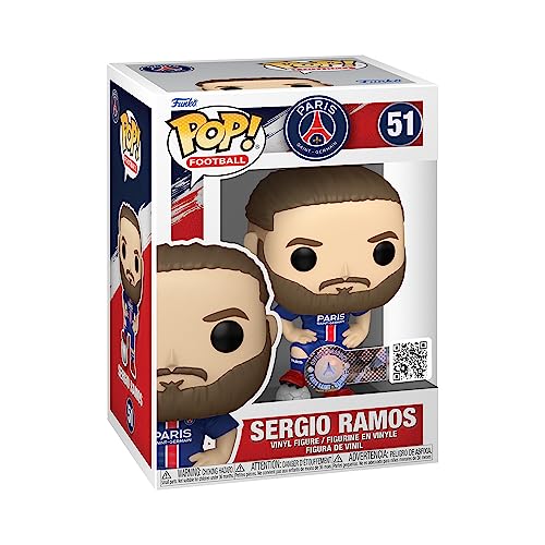 Funko Pop! Football: PSG - Sergio Ramos - Paris Saint-Germain - Vinyl-Sammelfigur - Geschenkidee - Offizielle Handelswaren - Spielzeug Für Kinder und Erwachsene - Sports Fans von Funko