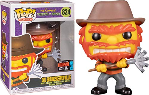 POP Funko The Simpsons 824- Evil Groundskeeper Willie as Freddy Krueger (2019 Fall Convention Exclusive) von Funko