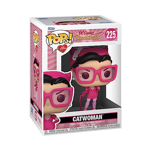 Funko POP! Heroes: Breast Cancer Awareness - Bombshell Catwoman - DC Comics - Vinyl-Sammelfigur - Geschenkidee - Offizielle Handelswaren - Spielzeug Für Kinder und Erwachsene - Comic Books Fans von Funko