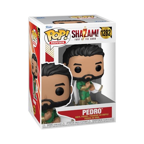 Funko Pop! Movies: Shazam 2 - Pedro - Vinyl-Sammelfigur - Geschenkidee - Offizielle Handelswaren - Spielzeug Für Kinder und Erwachsene - Movies Fans - Modellfigur Für Sammler und Display von Funko