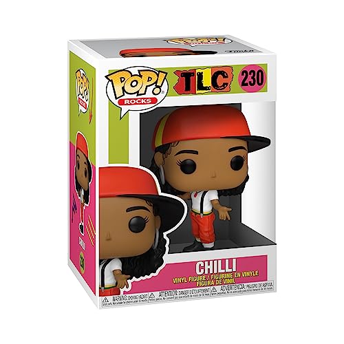 Funko Pop! Rocks: TLC - Rozonda "Chilli" Thomas - Chilli - Vinyl-Sammelfigur - Geschenkidee - Offizielle Handelswaren - Spielzeug Für Kinder und Erwachsene - Music Fans - Modellfigur Für Sammler von Funko