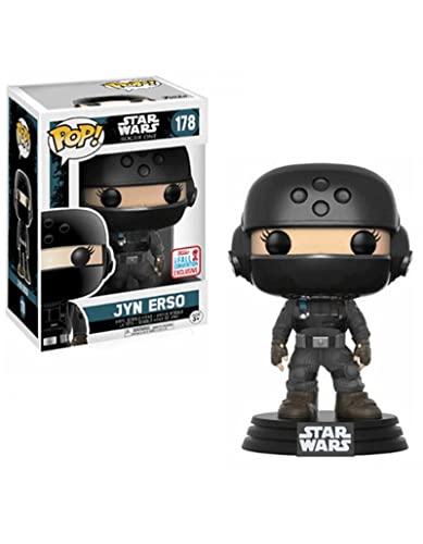 POP! Star Wars: Rogue One - Jyn Disguise mit Helmet #178 NYCC 2017 Exclusive Vinyl Bobble-Head Figur von Funko