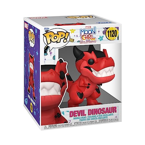 Funko Pop! Super: Devil Dino - Moon Girl and Devil Dino - Vinyl-Sammelfigur - Geschenkidee - Offizielle Handelswaren - Spielzeug Für Kinder und Erwachsene - Comic Books Fans - Modellfigur Für Sammler Funko Pop! Super: Devil Dino - Moon Girl and Devil Dino - Vinyl-Sammelfigur - Geschenkidee - Offizielle Handelswaren - Spielzeug Für Kinder und Erwachsene - Comic Books Fans - Modellfigur Für Sammler von Funko