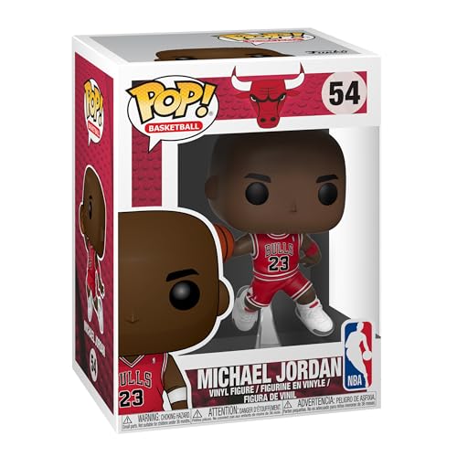 Funko Pop! NBA: Bulls - Michael Jordan - Vinyl-Sammelfigur - Geschenkidee - Offizielle Handelswaren - Spielzeug Für Kinder und Erwachsene - Sports Fans - Modellfigur Für Sammler und Display von Funko