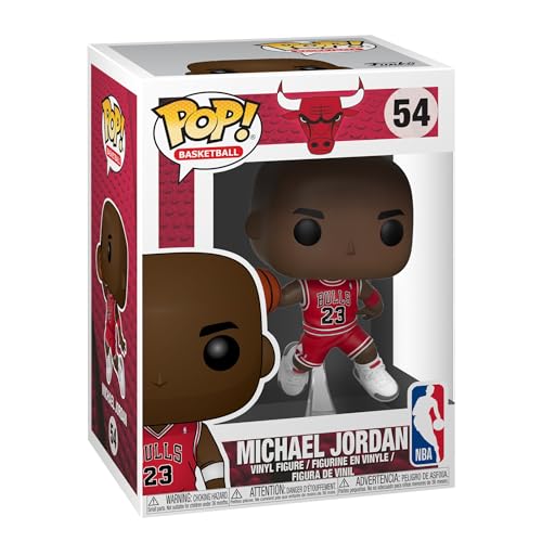 Funko Pop! NBA: Bulls - Michael Jordan - Vinyl-Sammelfigur - Geschenkidee - Offizielle Handelswaren - Spielzeug Für Kinder und Erwachsene - Sports Fans - Modellfigur Für Sammler und Display von Funko