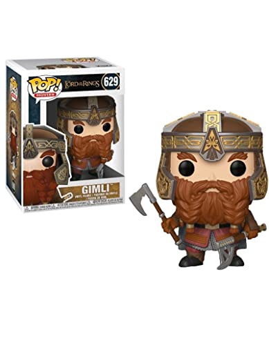 Funko Pop! Vinyl: LOTR/Hobbit: Gimli Lord of The Rings - Vinyl-Sammelfigur - Geschenkidee - Offizielle Handelswaren - Spielzeug Für Kinder und Erwachsene - Movies Fans - Modellfigur Für Sammler von Funko