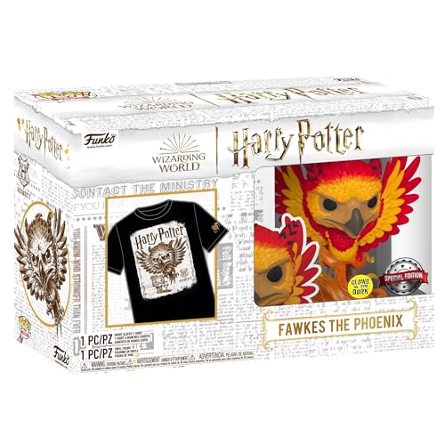 Funko Pop! & Tee: Harry Potter - Patronus DD - Small - (S) - T-Shirt - Kleidung mit Vinyl-Sammelfigur - Geschenkidee - Spielzeug und Kurzärmeliges Top Für Erwachsene Männer und Frauen von Funko