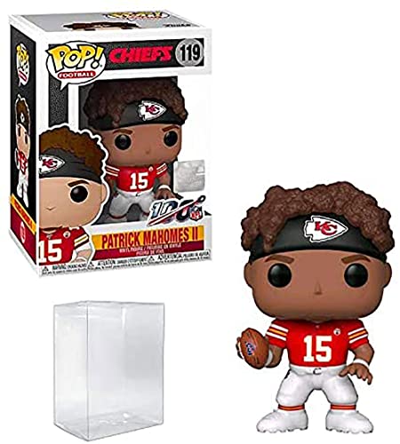 Patrick Mahomes Vinyl Figure #119 (Bundled with Compatible Ecotek Pop Box Protector) von Funko