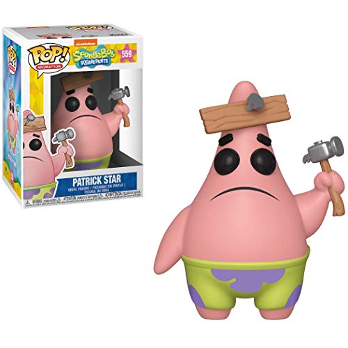 Patrick Star: Funko POP! Animation Vinyl Figure & 1 POP! Compatible PET Plastic Graphical Protector Bundle [#559 / 39553 - B] von Funko