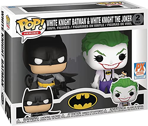 dc comics 56117 Pop DC Heroes White Knight: Batman & Joker PVC-Figur, Einfarbig, Mehrfarbig, One Size dc comics 56117 Pop DC Heroes White Knight: Batman & Joker PVC-Figur, Einfarbig, Mehrfarbig, One Size von dc comics