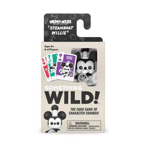 Something WILD! Steamboat Willie - Includes Collectable Mini POP! Ideal for Children Ages 6 and Up - Fun for The Whole Family Board Game von Funko